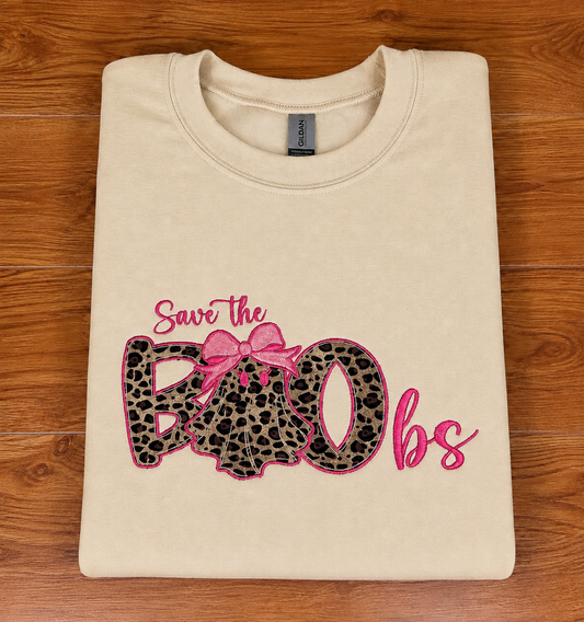 Save the BOObs Breast Cancer Halloween Sweatshirt