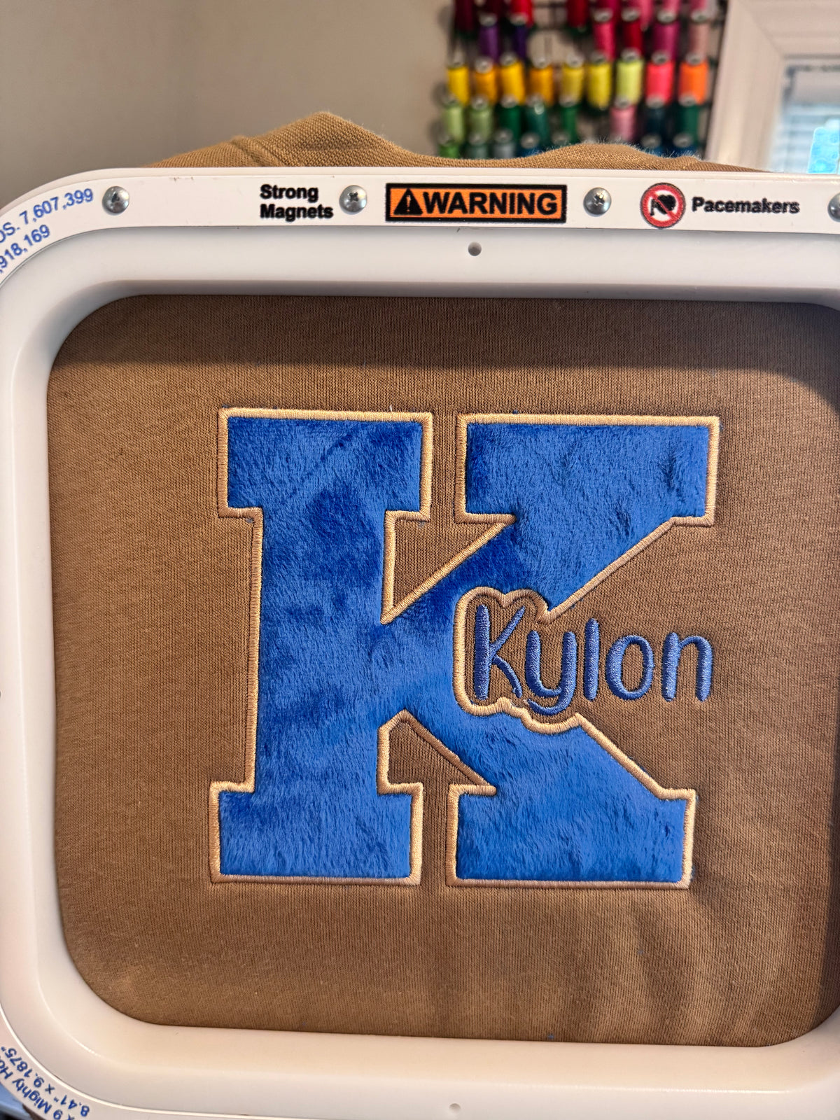 Personalized Toddler Appliqué Initial Sweatshirt & Hoodie